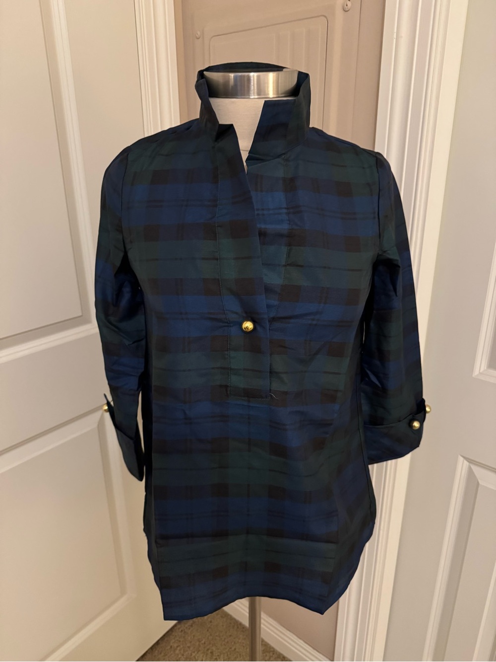 TUCKERNUCK Plaid Blouse